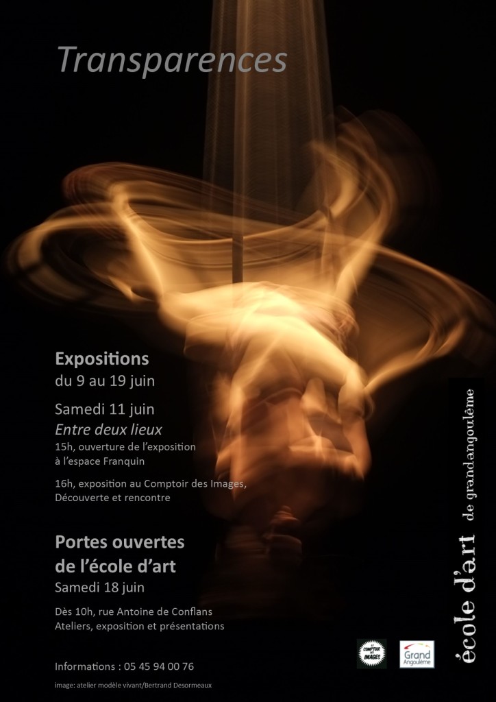 Evénements école d'art de GrandAngoulême juin 2016